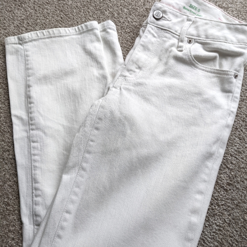 Lilly Pulitzer White Size 0 Babe Capri Jean